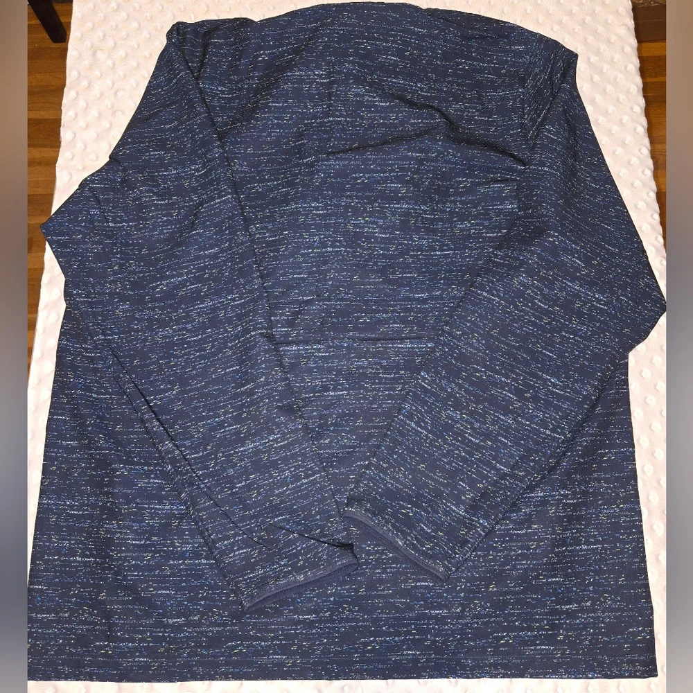 Solaris Mens Large Navy &‎ Yellow Windbreaker Jacket Lined